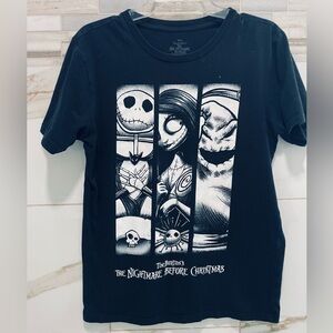 Disney black  Nightmare Before Christmas Tee size M adult
